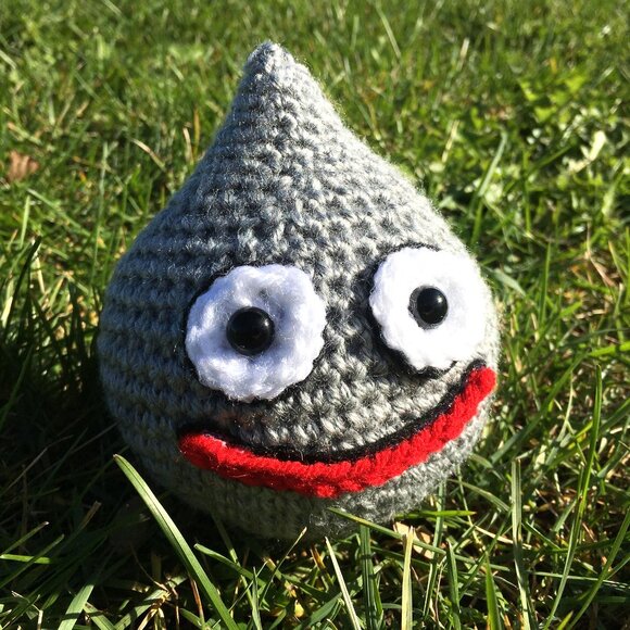 Slime Amigurumi inspired on Dragon Quest | Handmade Crochet Dragon Quest Slime - Picture 5 of 9